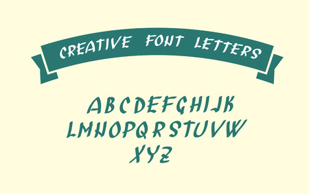 手には ルーン文字と文字変換の名前とグランジ フォントをラテンに書かれて 古代ルーン文字アルファベットが描かれました ベクトル図のイラスト素材 ベクタ Image