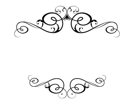 black scroll design lara