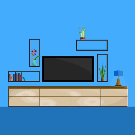 Wohnzimmer Innenraum. Moderne Flacharchitektur Wohnzimmer ... Wohnzimmer Innenraum. Moderne Flacharchitektur Wohnzimmer ...