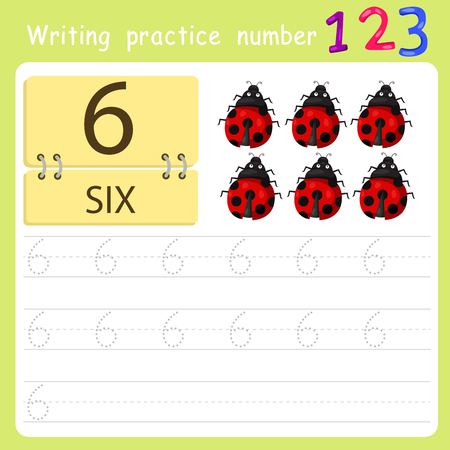 Number Names Worksheets number practice writing : Writing Practice Number Stock Photos Images. Royalty Free Writing ...
