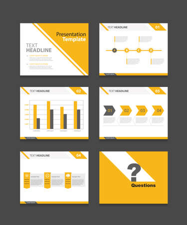 corporate business presentation template set powerpoint template