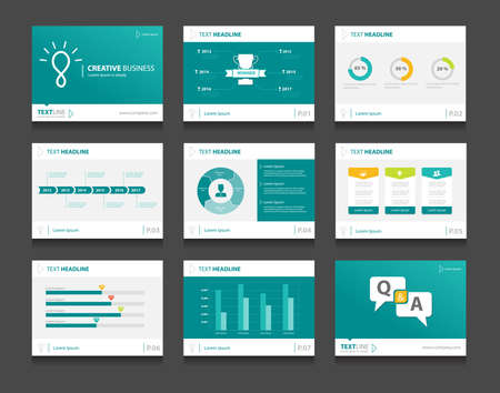 infographic business presentation template set.powerpoint template design backgrounds - 43682942