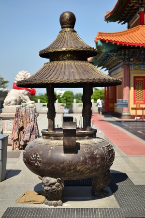 台北での寺院の中国香炉の写真素材・画像素材 Image 10483940