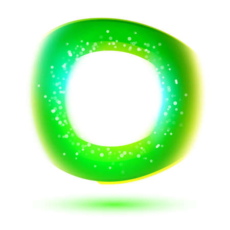 現代のコーポラティブ赤夏酸素酸素記号です 新鮮な色のアイコン 抽象的な背景 抽象的なぼやけたイラスト 無料熱ウェブサイトとメディックのバナーのデザイン要素です のイラスト素材 ベクタ Image