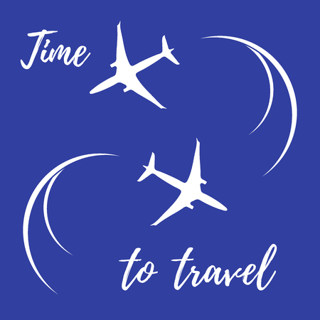 かわいいベクター イラストの飛行機と飛行機の痕跡 ポスターまたは印刷用デザイン のイラスト素材 ベクタ Image かわいいベクター イラストの飛行機と飛行機の痕跡 ポスターまたは印刷用デザイン のイラスト素材 ベクタ Image