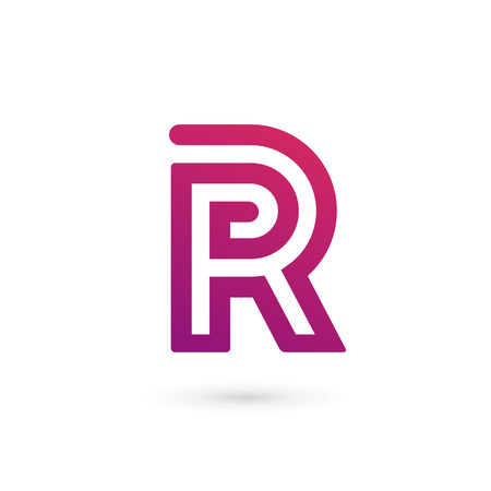 letter r logo icon design template elements royalty free cliparts letter r logo