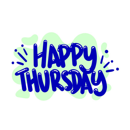 Happy Thursday Cliparts, Stock Vector and Royalty Free Happy Thursday  Illustrations