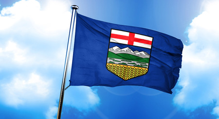 alberta flag 3d rendering stock photo picture and royalty free