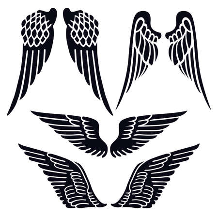 angel logo stock photos