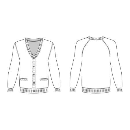 blank jacket template