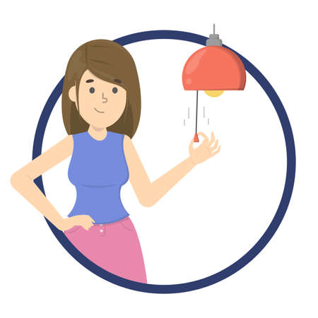 明かりを消す
