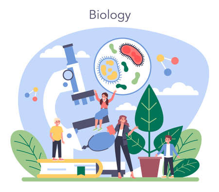 Biology Class Stock Vector Illustration and Royalty Free Biology Class  Clipart