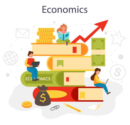 Economics Study Stock Vector Illustration and Royalty Free Economics Study  Clipart