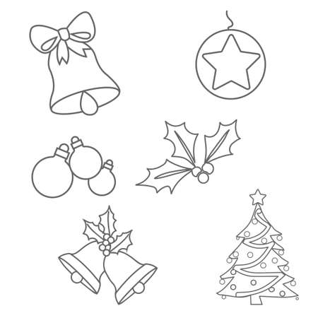 Christmas Ornaments Colouring Pages On White Background Royalty Free Christmas ornaments colouring pages on white background Stock Vector - 93555585 - Christmas Ornaments Colouring Pages On White Background Royalty Free