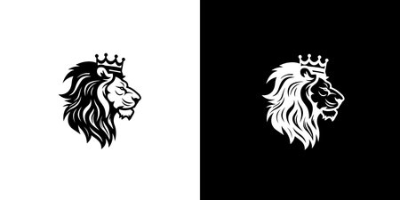 Diseño 3D para ilustración de los tigres y leones Imagen Vector de