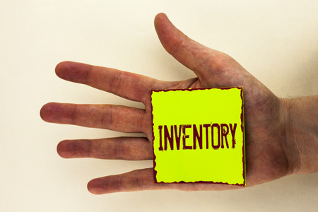 is inventorying a word