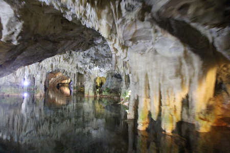 Caves of diros,greece