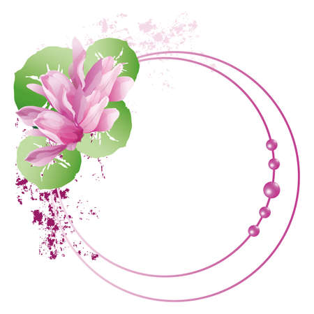 シクラメン フレーム のイラスト素材 ベクタ Image シクラメン フレーム のイラスト素材 ベクタ Image