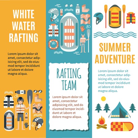colourful vertical cover template for white water rafting with white water rafting flyers