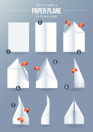 Instrucciones De Como Hacer Un Avion De Papel Origami En 6
