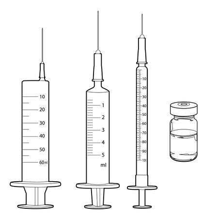 Insulin Spritze Und Spritze Mit Nadel Set Von Nadeln Fur Spritzen Lizenzfrei Nutzbare Vektorgrafiken Clip Arts Illustrationen Image 62264616