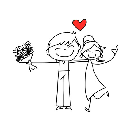 wedding anniversary drawings