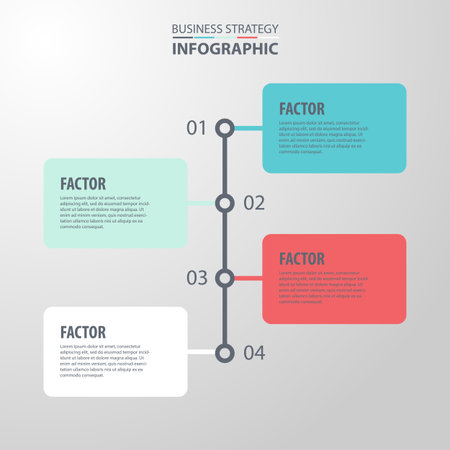 basic business infographics strategy timeline design template