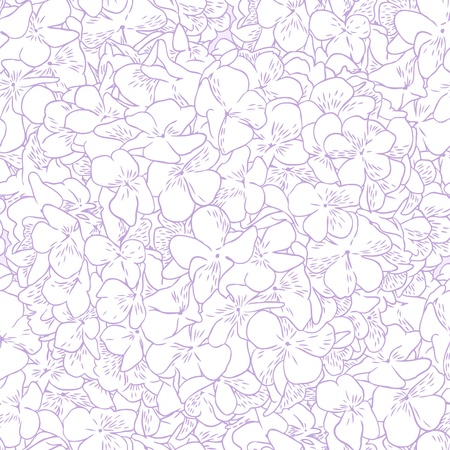 美しい紫陽花のシームレスなパターンのイラスト素材 ベクタ Image