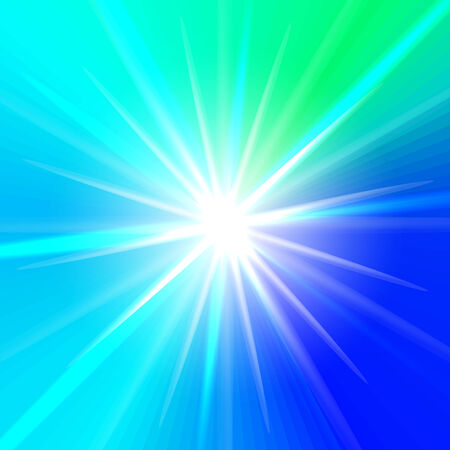 青と緑の色の抽象的な星 デザイン Web デザイン デスクトップの壁紙やウェブサイトのためのベクトルの背景 のイラスト素材 ベクタ Image