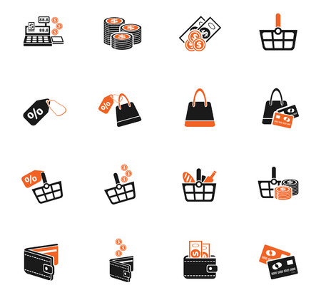 marketing and e commerce icons for web and user interface royalty