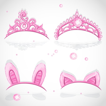 Mooie Kleine Prinses In Tiara Die Zacht Speelgoed Geïsoleerd Mooie Kleine Prinses In Tiara Houden Van Zacht Speelgoed