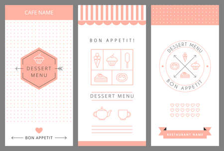 dessert menu design