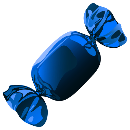 blue wrapper candy