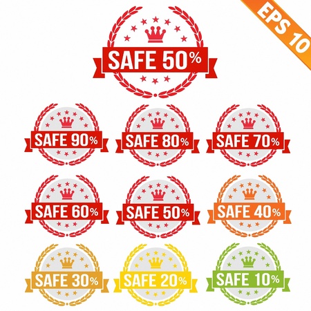 Sale discount tag vector illustration eps10 Stock Photo