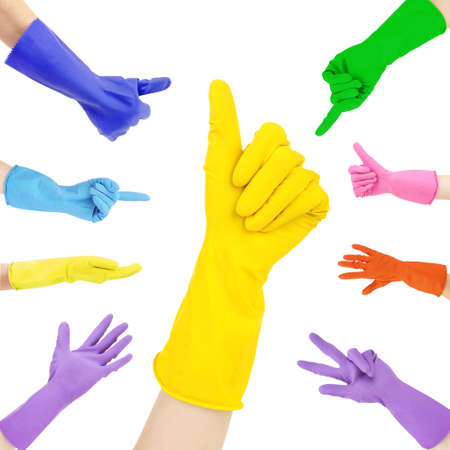 Amuzocity 1 Par de Guantes de Costura Blanco Verde De Forma Ajustada Espec/íficamente Dise/ñados para Quilters M/áquina