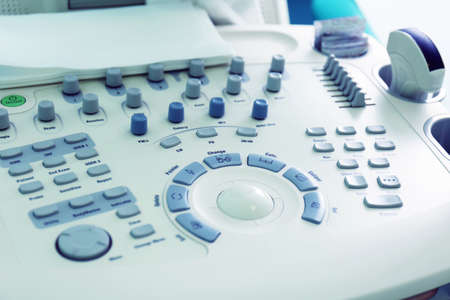 Advance ultrasound machine in modern clinic