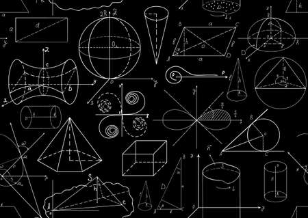 美しいベクトル数学ベクトル幾何図形 数式や方程式によるシームレスなパターンは一緒に混ぜられます 背景の任意の色を使用することができます のイラスト素材 ベクタ Image 美しいベクトル数学ベクトル幾何図形 数式や方程式によるシームレスなパターンは一緒に混ぜられます 背景の任意の色を使用することができます のイラスト素材 ベクタ Image