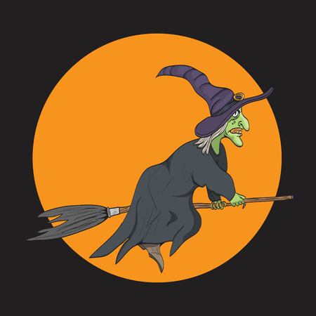 イラスト 邪悪な魔女のほうきで飛んでのイラスト素材 ベクタ Image 2967 イラスト 邪悪な魔女のほうきで飛んでのイラスト素材 ベクタ Image 2967