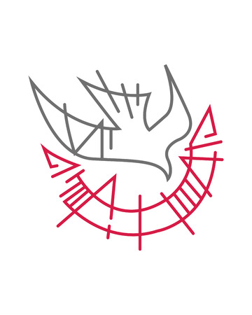 聖霊の宗教的シンボルを表す鳩の鳥の手描きインクイラストや描画 のイラスト素材 ベクタ Image 聖霊の宗教的シンボルを表す鳩の鳥の手描きインクイラストや描画 のイラスト素材 ベクタ Image