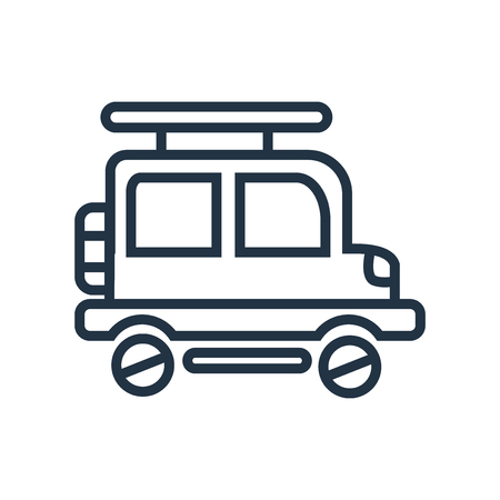 jeep icon vector isolated on white background jeep transparent