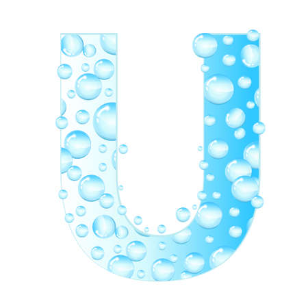 water droplet font