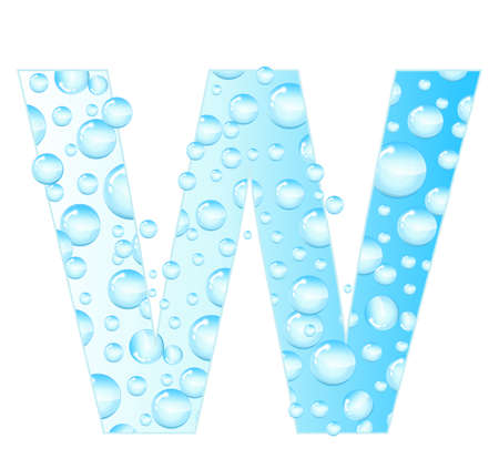 water droplet font
