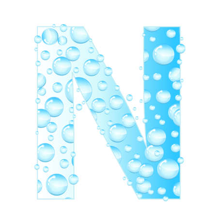 water droplet font