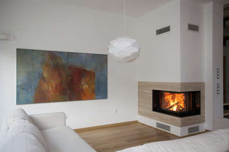 Openhaard royalty vrije fotos, plaatjes, beelden en stock fotografie Design openhaard woonkamer