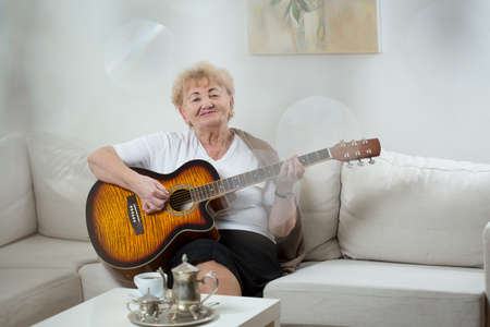 alone guitar stock photos