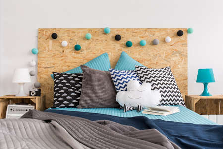 Large Bed With Pattern Decorative Pillows Blue And Grey Bedding Simple Decorative Bed Pillows Blue Large Bed With Pattern Decorative Pillows Blue And Grey Bedding Simple Decorative Bed Pillows Blue