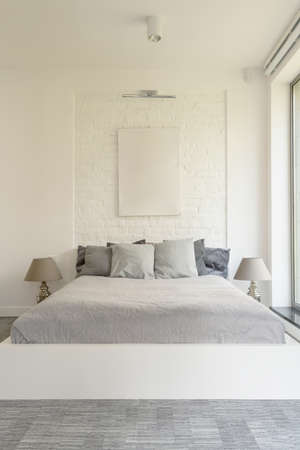 White Bedroom With King Size Bed Grey Bedding And Decorative Custom King Size Decorative Pillows White Bedroom With King Size Bed Grey Bedding And Decorative Custom King Size Decorative Pillows