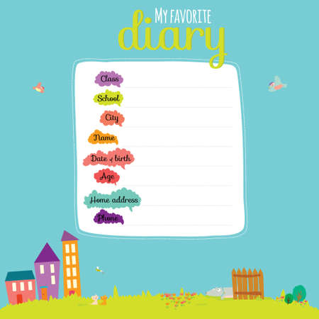 戻る学校デザイン かわいいと漫画イラスト笑顔幸せな子供は 学校へようこそ Abc ノート 日記 主催者のベクトル デザイン要素と他のデザイン テンプレート学校 のイラスト素材 ベクタ Image