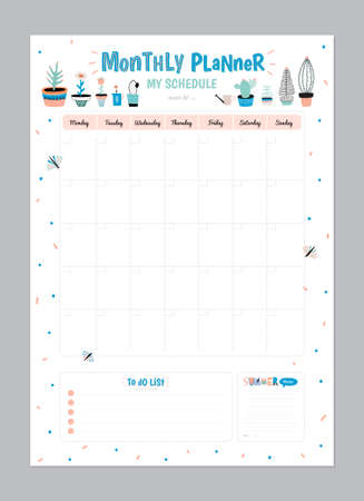 weekly daily planner template