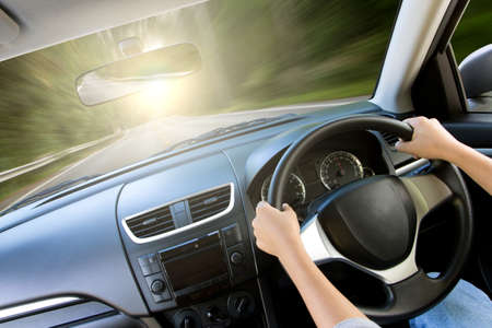movement speed inside car view